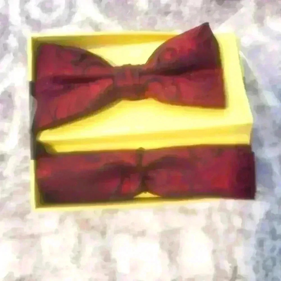 Bow tie with matching handkerchief -- new in box - Picture 1 of 1